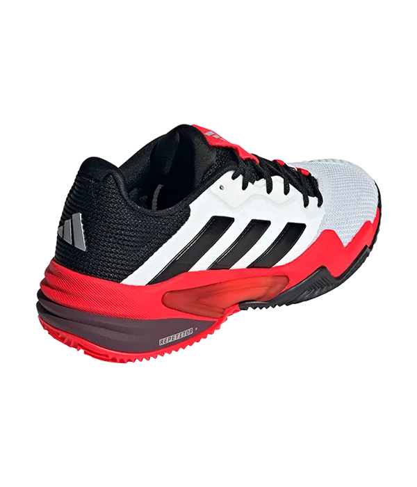 Sapatilhas de padel Adidas Barricada 13 CL  Branco/Vermelho