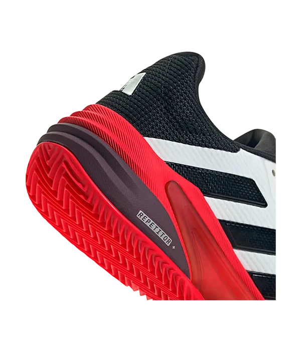 Zapatillas Adidas Baricade 13 CL  Blanco/Rojo