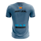 Camiseta Bullpadel Prior Javi Leal Azul Vigor Atômico 2026