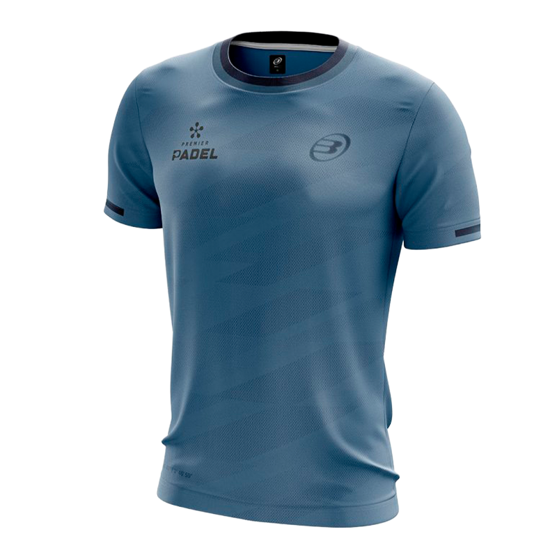 Camiseta Bullpadel Prior Javi Leal Azul Vigor Atômico 2026