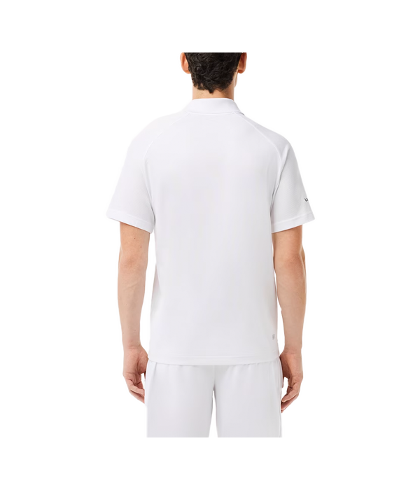 Daniil Medvedev White Lacoste Polo 2024