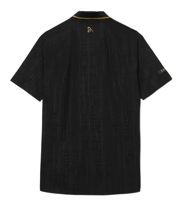 Polo Lacoste x Novak Djokovic Negro 2025