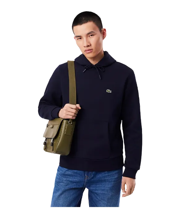 Sudadera Lacoste con Capucha Azul Marino 2025