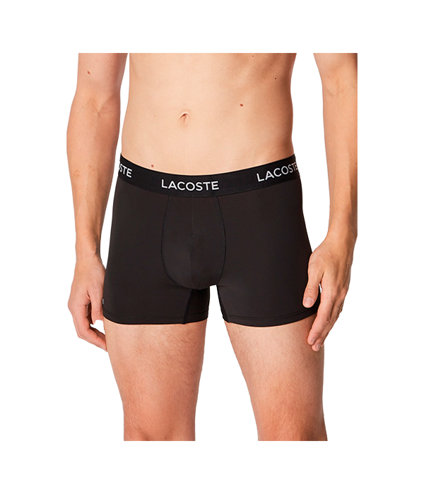 Calzoncillos  Lacoste Pack 3 Negro