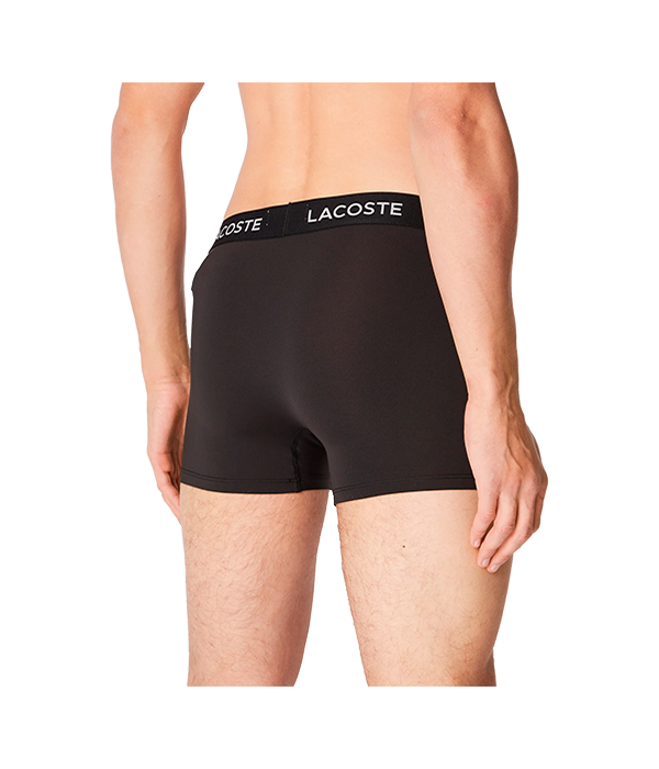 Calzoncillos  Lacoste Pack 3 Negro