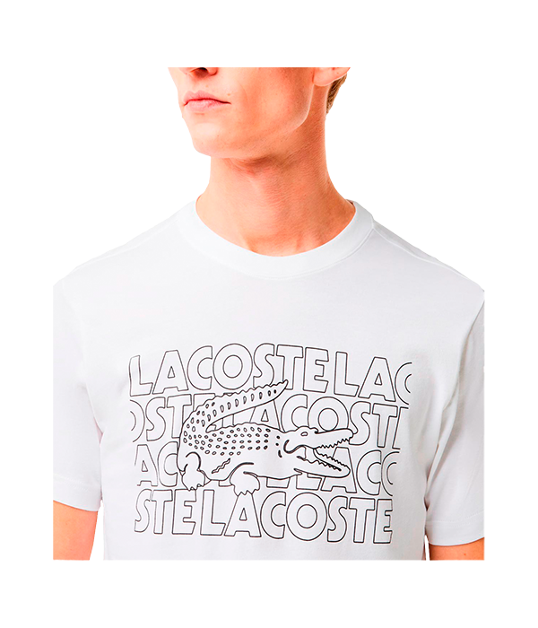 Lacoste Ultra-Dry White Sports T-shirt