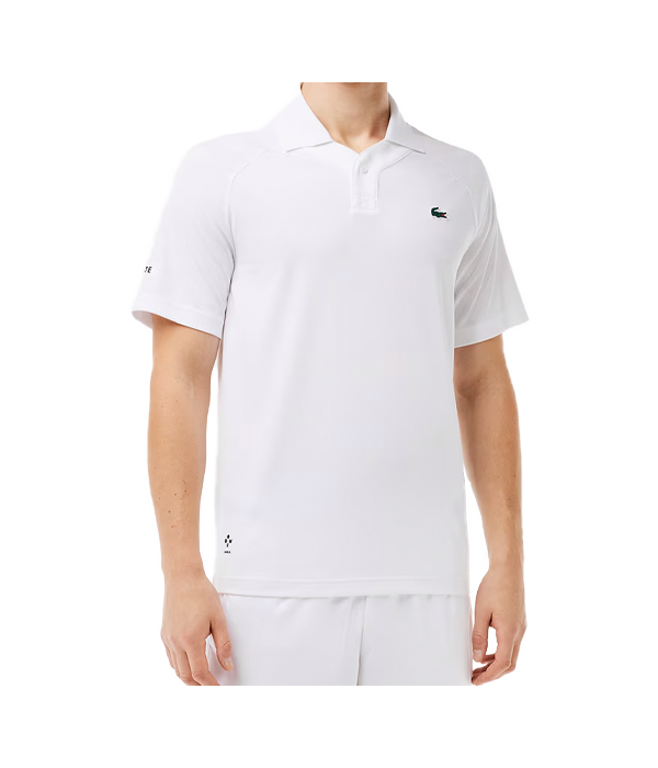 Daniil Medvedev White Lacoste Polo 2024