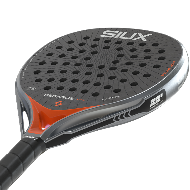 Siux Padel Racket Pegasus Pro 2026 Lava Orange Alex Chozas