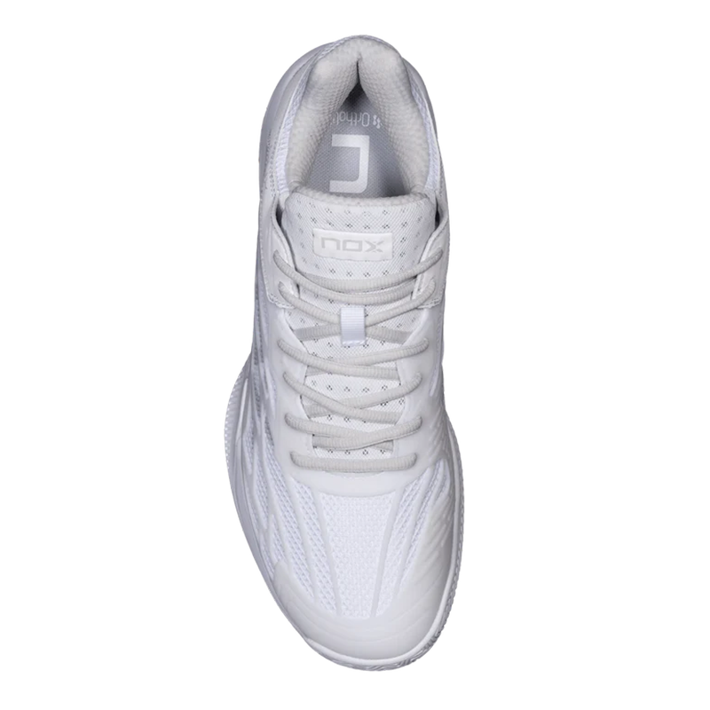 NOX Padel Shoes AT10 Lux White/Grey 2026