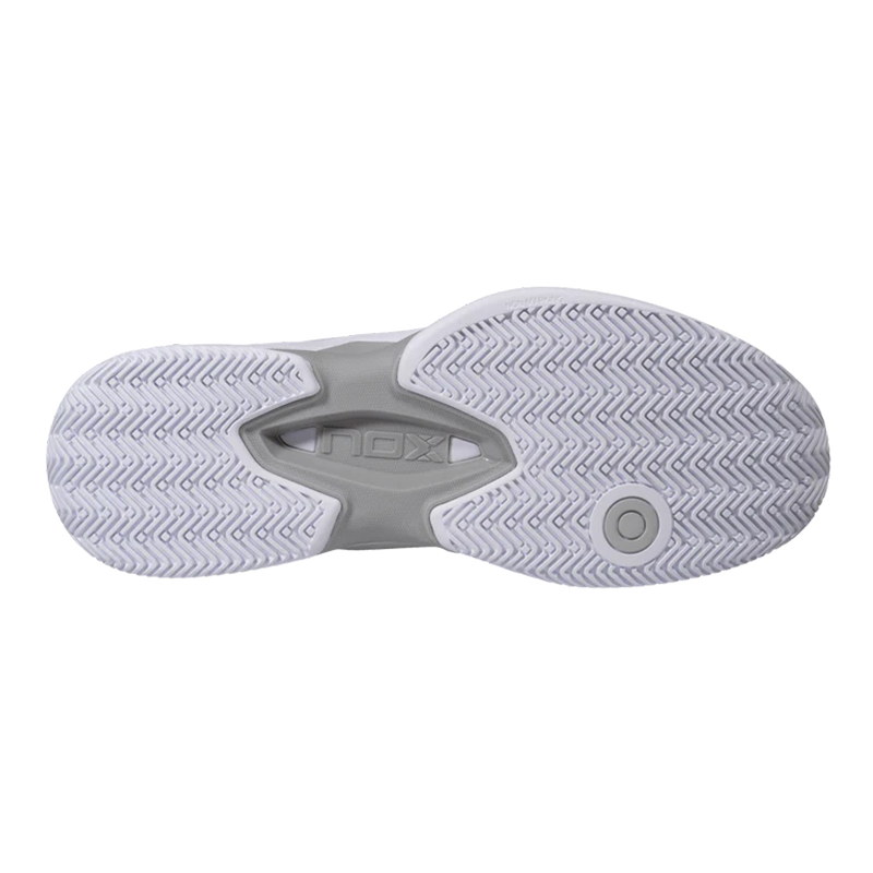 NOX Padel Shoes AT10 Lux White/Grey 2026
