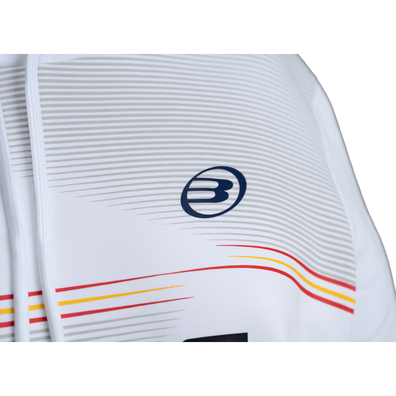 Sweatshirt Bullpadel Official White Women 2026 Spanish Federation