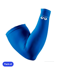 Manchons bras Compression McDavid Bleu (x2)
