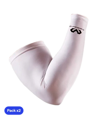 Manchons bras Compression McDavid Blanc (x2)