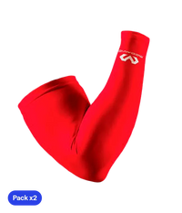 Manchons bras Compression McDavid Rouge (x2)