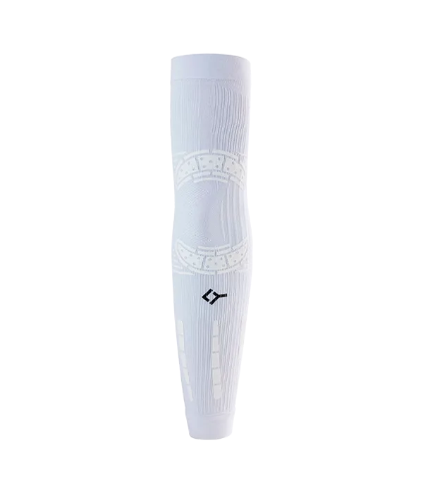 Arm Sleeves Compression Floky No Strain White