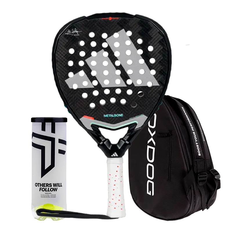 Adidas Padel Racket Pack Metalbone 3.4 2025 Ale Galán + Padel bag Oxdog Ultra Tour Black + Oxdog Padel Balls BOOST+