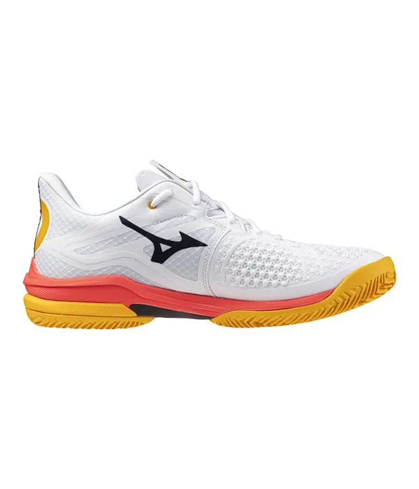 Mizuno Padel Shoes Wave Exceed Tour 6CC White/Orange 2025