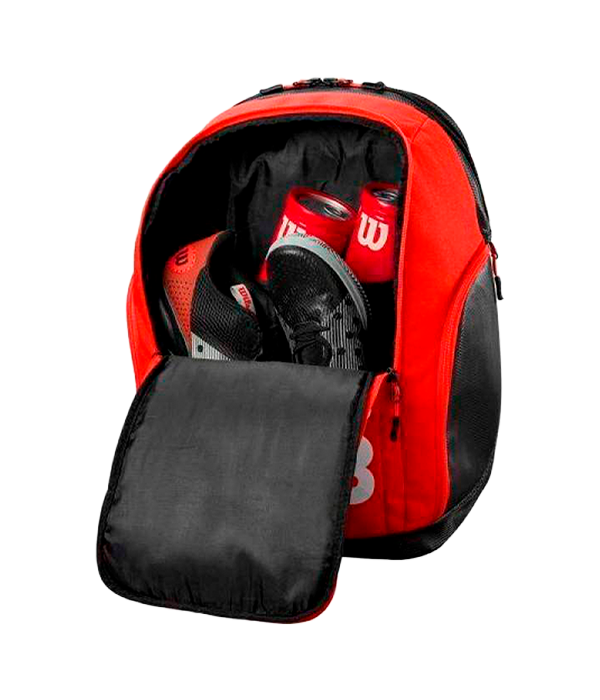 Mochila Wilson Tour Padel Negro/Rojo 2024