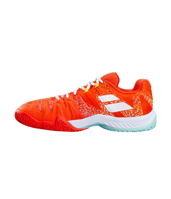 Orange/weiße Movea Babolat -Turnschuhe