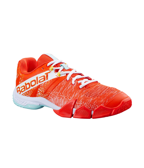 Orange/weiße Movea Babolat -Turnschuhe