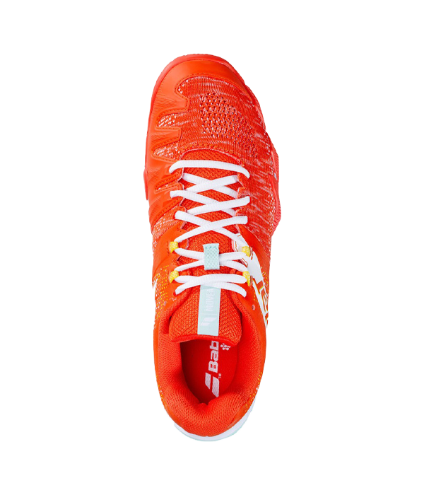 Orange/weiße Movea Babolat -Turnschuhe