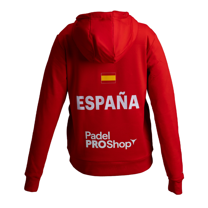 Sweatshirt Bullpadel Official Red Women 2026 Spanish Federation