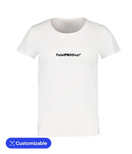 Camiseta algodón mujer PadelPROShop blanca 