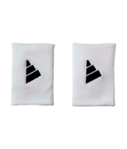 Muñequera Adidas Larga Blanca Logo Grande (Pack x2)