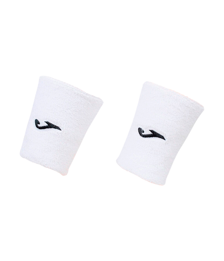 Joma Long White Wristbands (Pack x2)