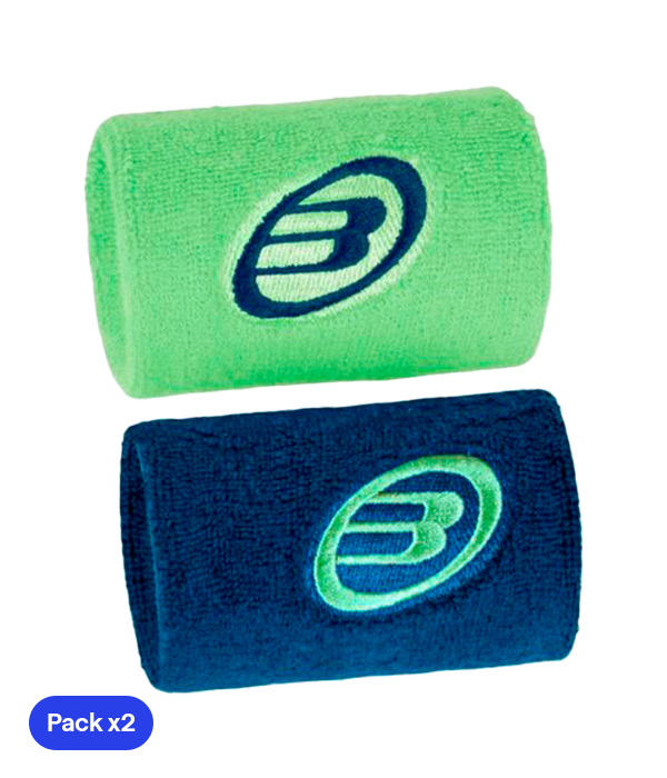 Bullpadel Short Wristbands Apple Green/Dark Blue 2025 (x2)