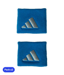 Muñequeras Cortas Adidas Azul (Pack x2)