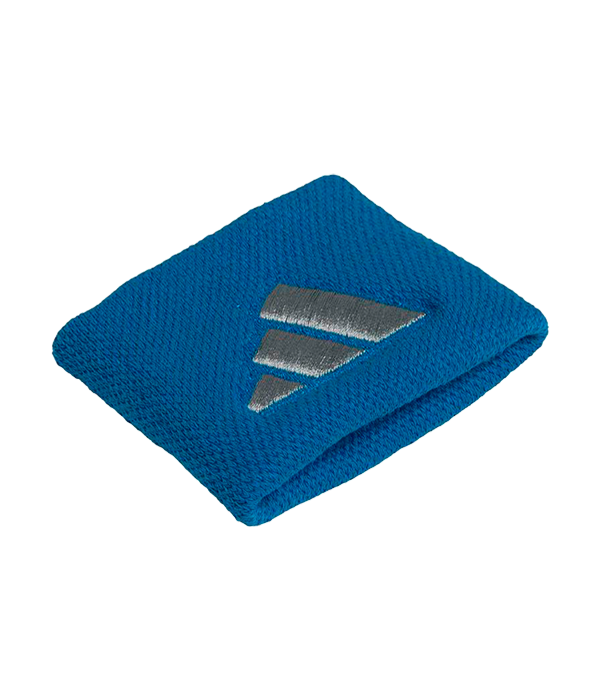 Muñequeras Cortas Adidas Azul 2024 (Pack x2)