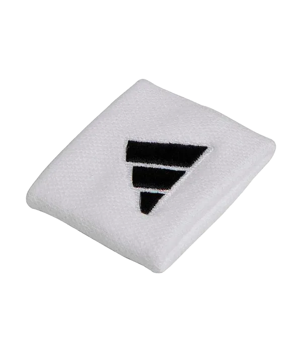 Short Wristbands Adidas White Logo Large (Pack x2)