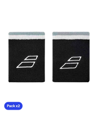 Bracelets Babolat Terry Jumbo Noir/Blanc (Pack x2)