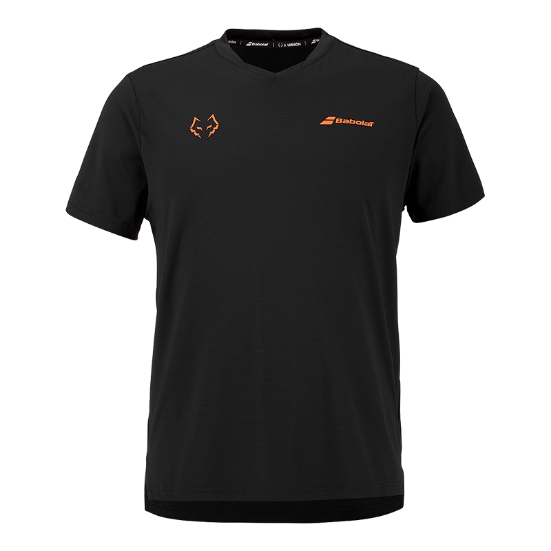 Babolat T-shirt Crew Neck Tee Black/Black 2026 J. Lebron