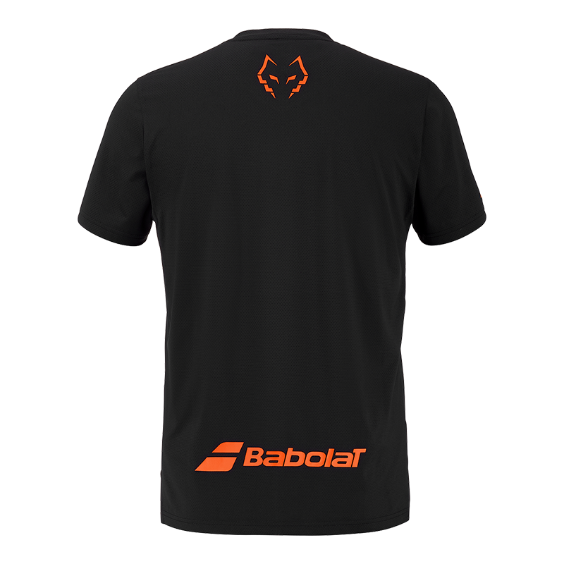Camiseta Babolat Crew Neck Tee Black/Black 2026 J. Lebrón