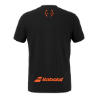 Camiseta Babolat Crew Neck Tee Black/Black 2026 J. Lebrón
