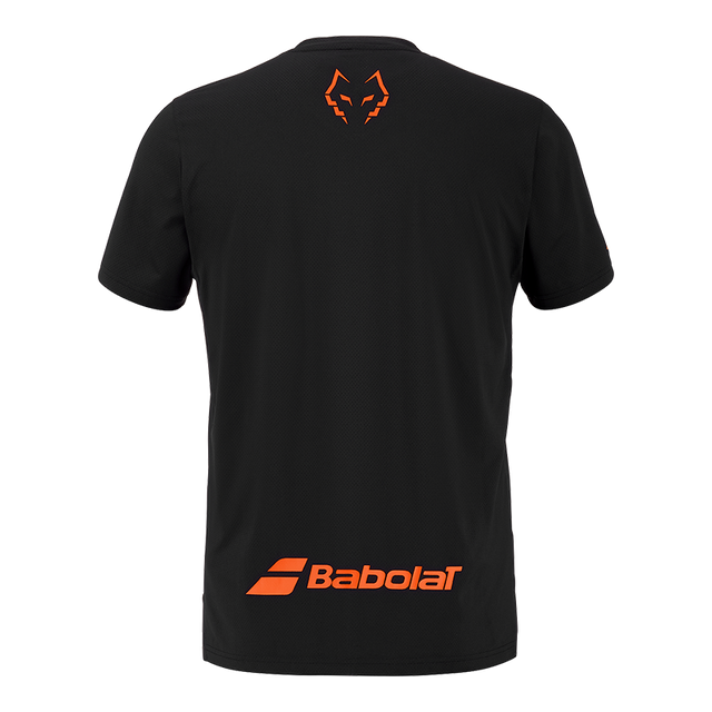 Maglietta Babolat Crew Collo Tee Black/Black 2026J.Lebron