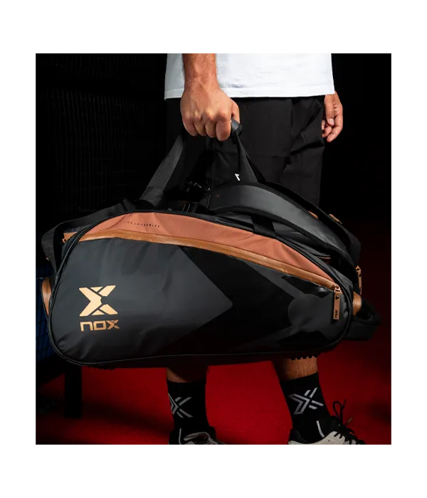 Padel bag Nox Luxury Open Series Black/Brown