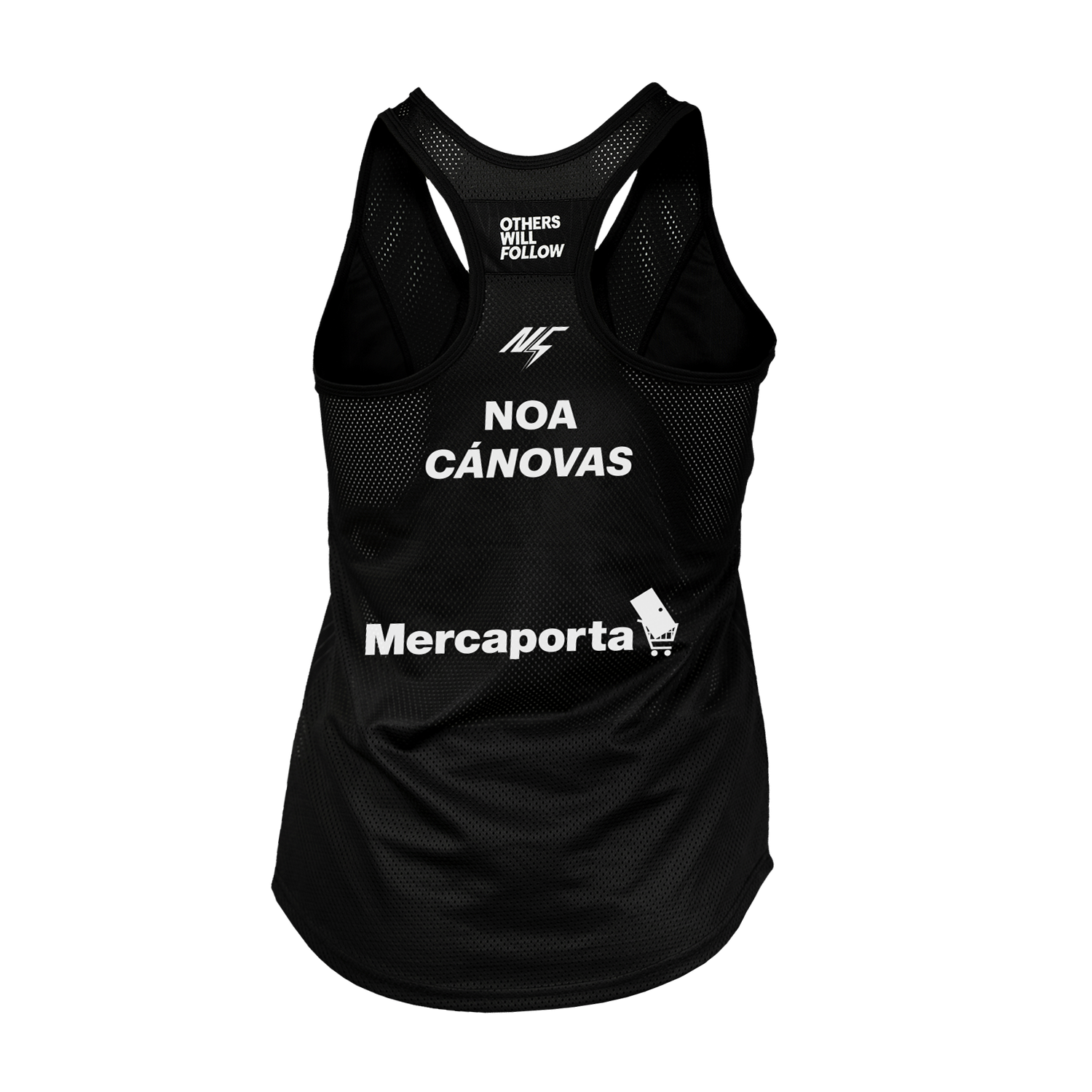 Camiseta Tirantes Oxdog Tiebreak Mujer Negro Noa Cánovas