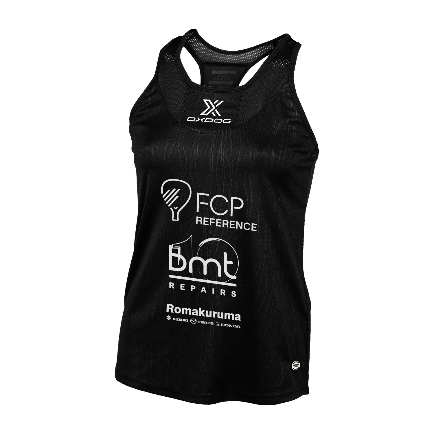 Camiseta Tirantes Oxdog Tiebreak Mujer Negro Noa Cánovas