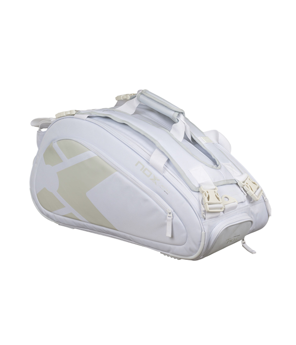 Nox AT10 Team White 2025 padel racket bag