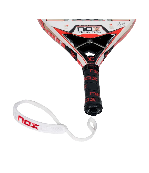 Cordón NOX Luxury Blanco/Rojo