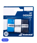 Babolat My Overgrip Overgrips Blue/White/Black (Pack x3)