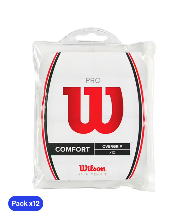 Overgrips Wilson Pro Comfort Blanco (Pack x12)