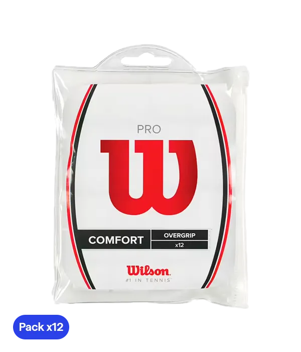Overgrips Wilson Pro Comfort Blanco (Pack x12)