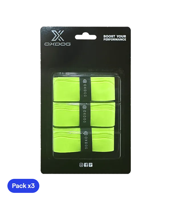 OptiOvergrip Oxdog Amarillo (Pack x3)
