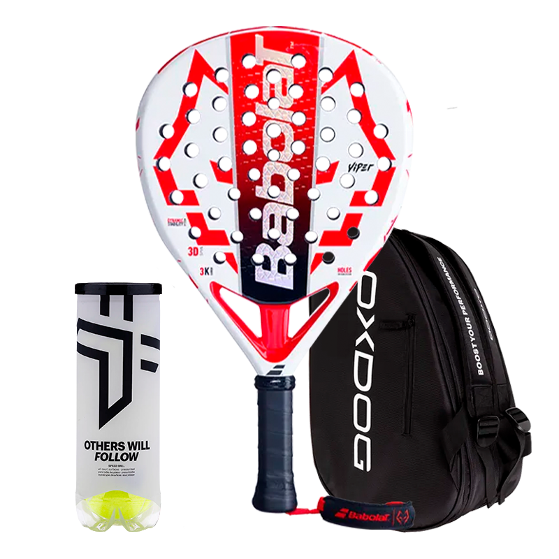 Pack Babolat Technical Viper 2025 + Paletero Oxdog Ultra Tour Negro + Pelotas Oxdog BOOST+