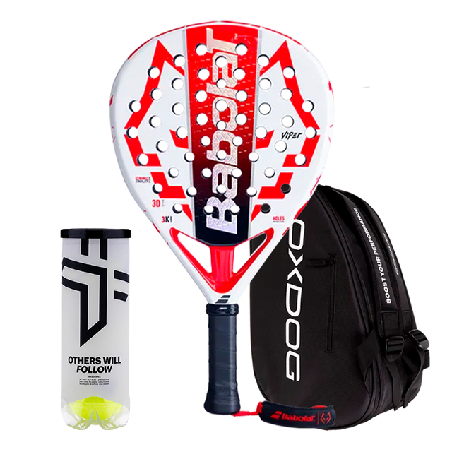 Pack Babolat Technical Viper 2025 + Padel bag PadelPROShop + Padel Pack Balls Oxdog BOOST+