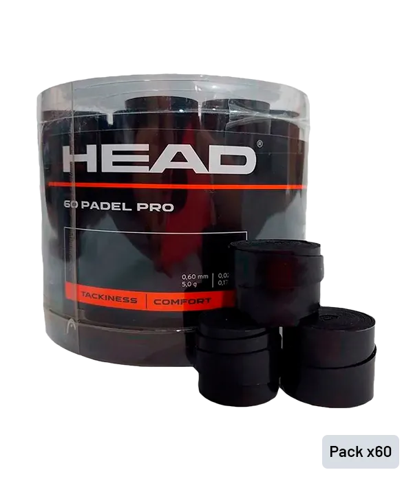Overgrip Jar Head Padel Pro Black (x60)